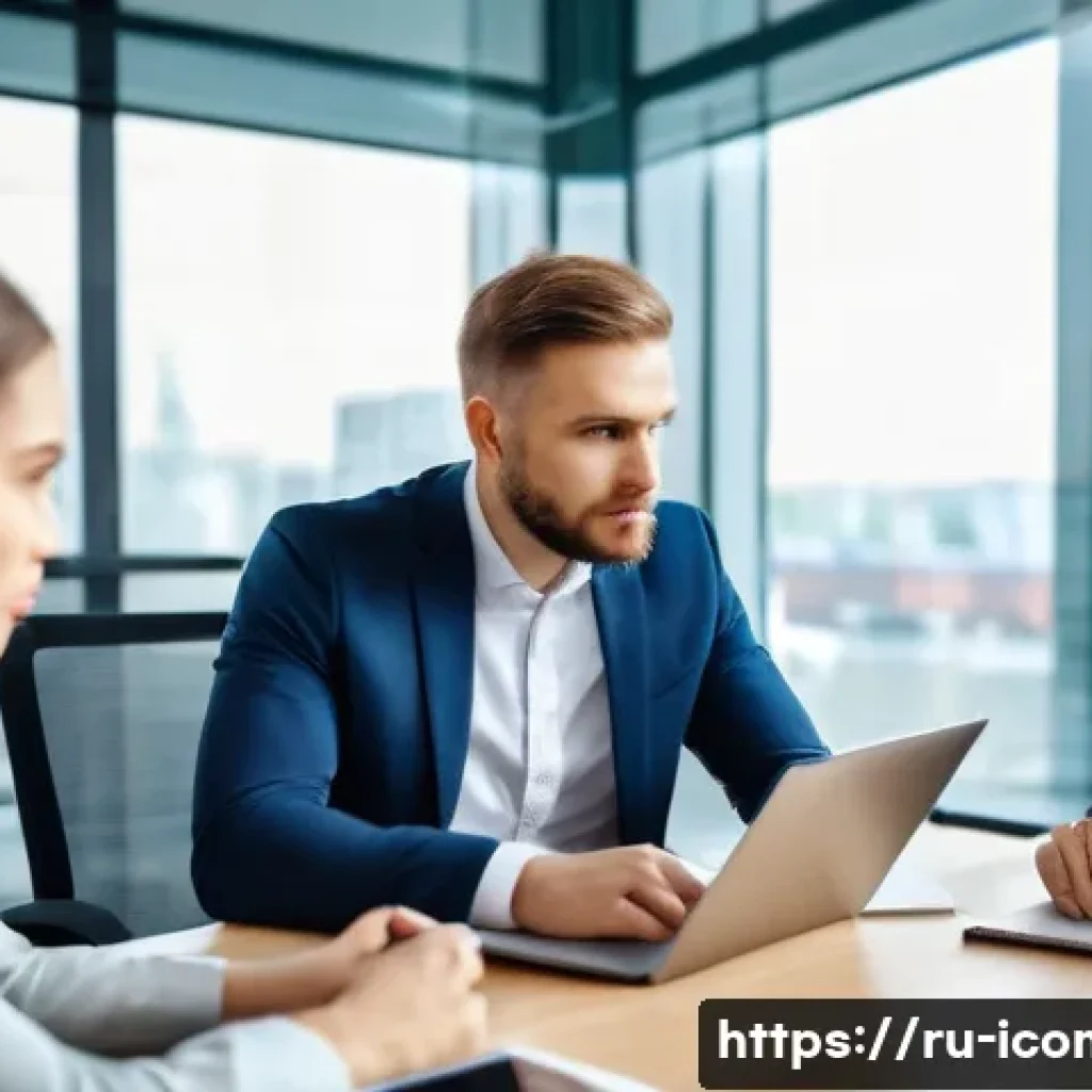 국제커뮤니케이션 자격 시험 자주 묻는 질문 - A professional international communication training session in a modern conference room set in Mosco...